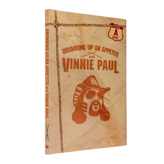 Vinnie Paul "Drumming Up An Appetite" Hard Cover Book w/Jacket - Mainstay Entertainment