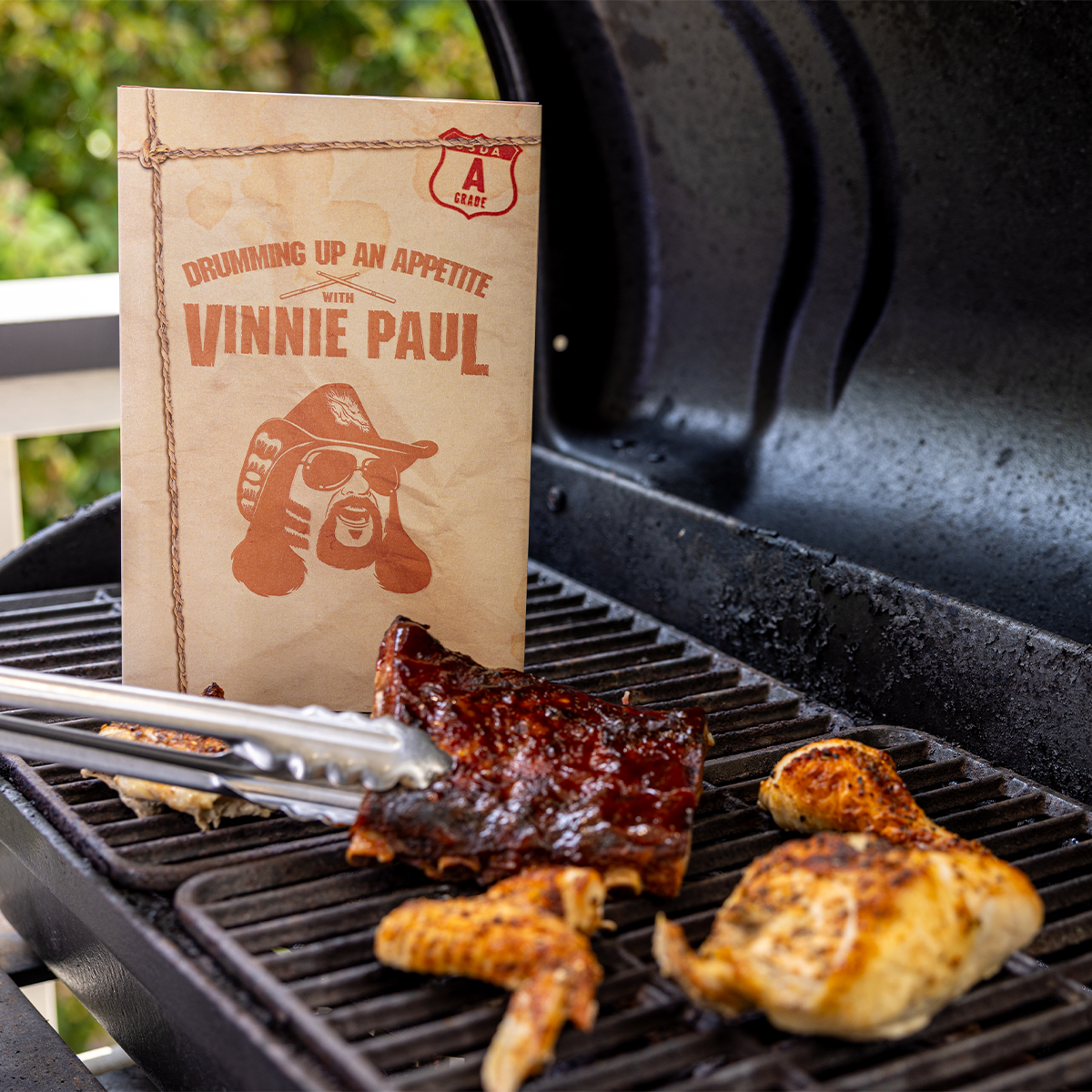 Vinnie Paul "Drumming Up An Appetite" Hard Cover Book w/Jacket - Mainstay Entertainment