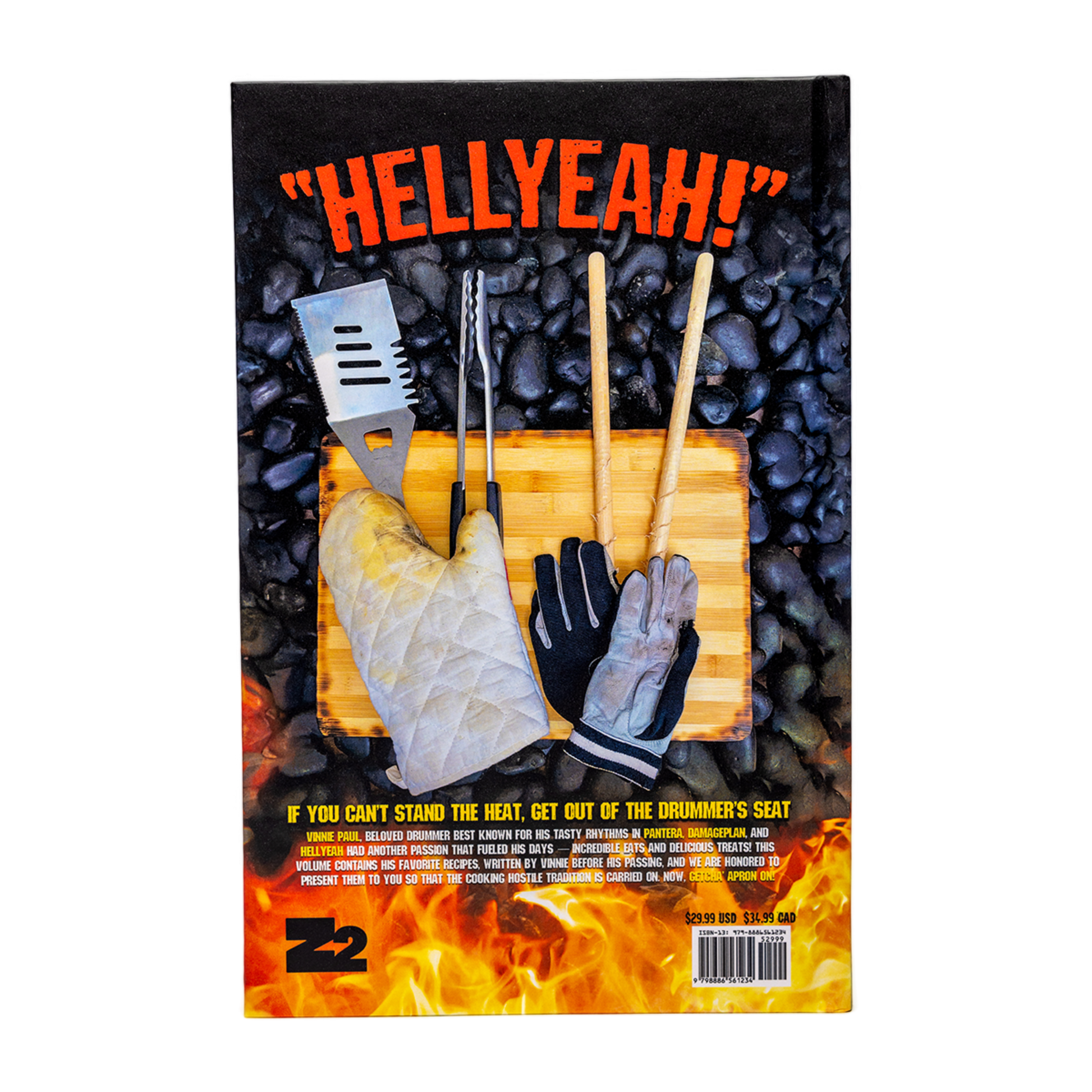 Vinnie Paul "Drumming Up An Appetite" Standard Hard Cover Book - Mainstay Entertainment