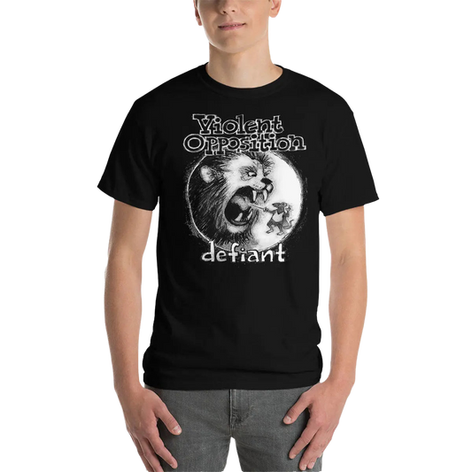 VIOLENT OPPOSITION - Defiant T-Shirt Horror Pain Gore Death Productions Shop