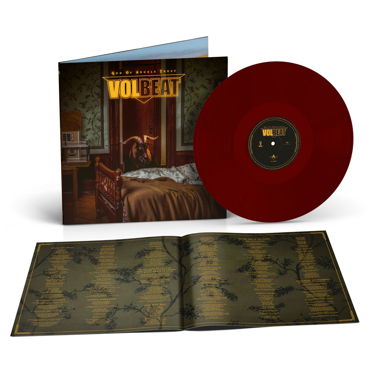 VOLBEAT ‘GOD OF ANGELS TRUST’ LP (Limited Edition – Only 1000 Made, Oxblood Vinyl) Revolver Magazine