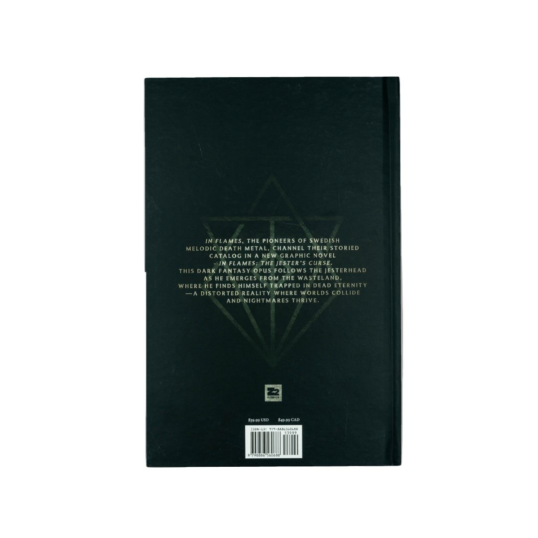 In Flames Presents "The Jester's Curse" Hard Cover Book
