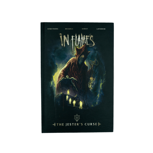 In Flames Presents "The Jester's Curse" Hard Cover Book