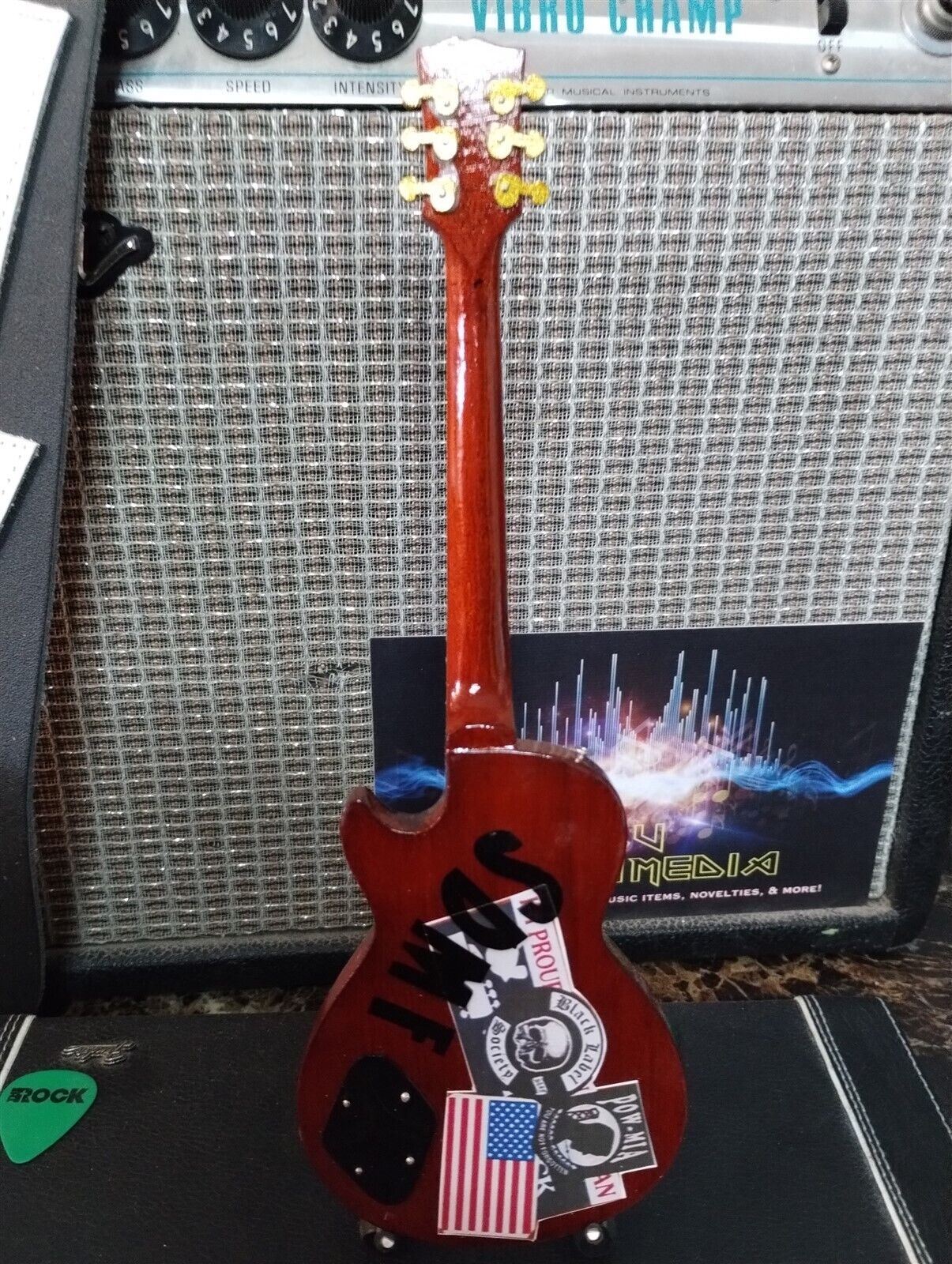 Zakk Wylde "Beer Cap" Licensed Mini Guitar - Mainstay Entertainment