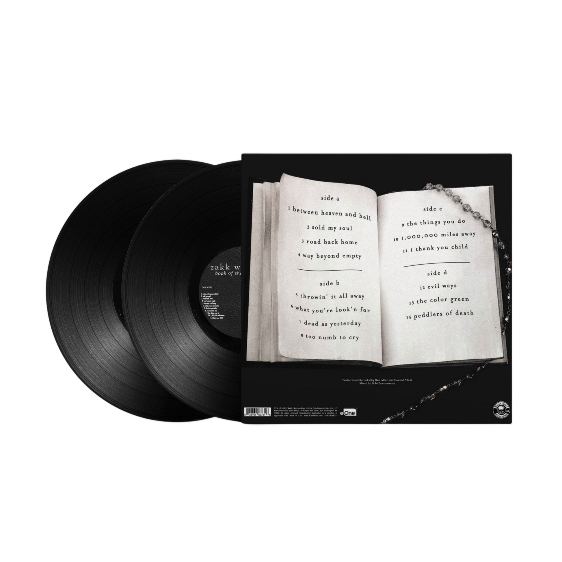 Zakk Wylde "Book of Shadows" Black Vinyl - Mainstay Entertainment