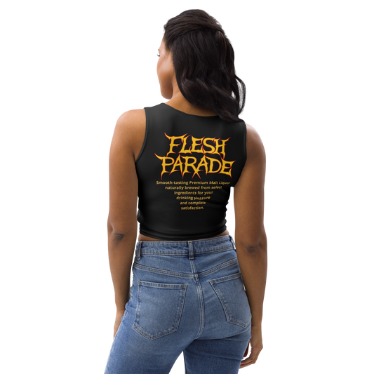 Flesh Parade "King Cobra" Women's Crop Top