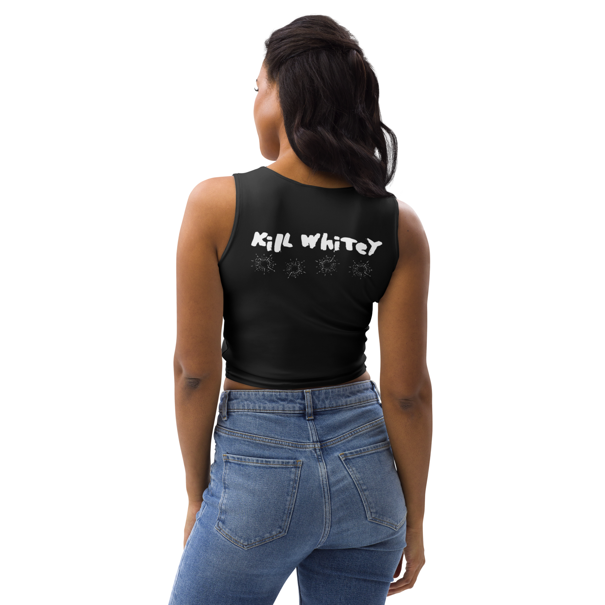 Flesh Parade "Kill Whitey" Women's Crop Top