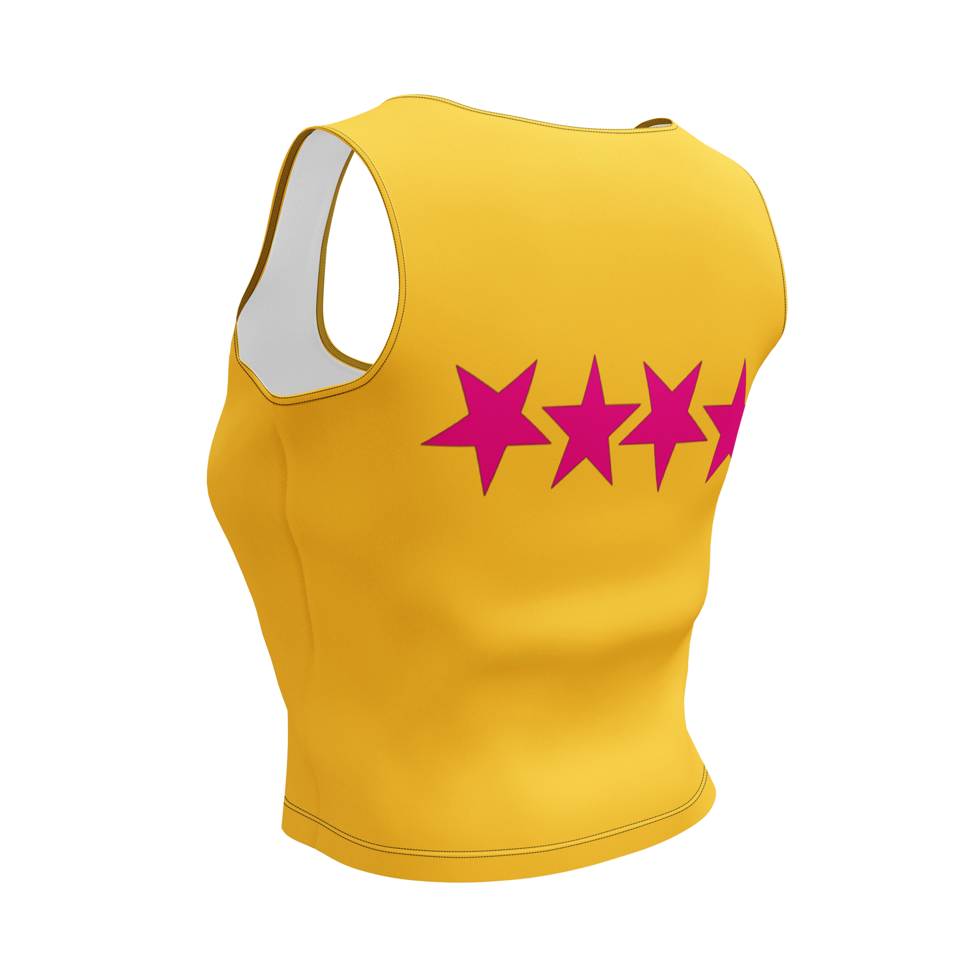 Flesh Parade "Dirty Sweet Yellow Women's Crop Top