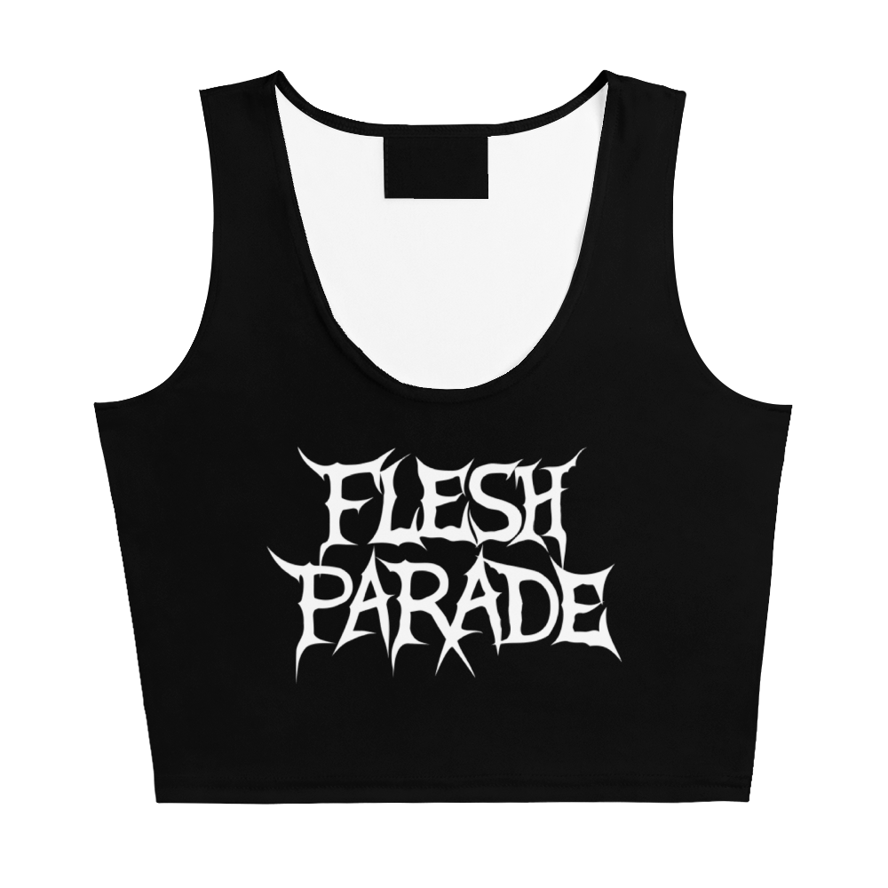 Flesh Parade "Classic Logo" Women's Crop Top