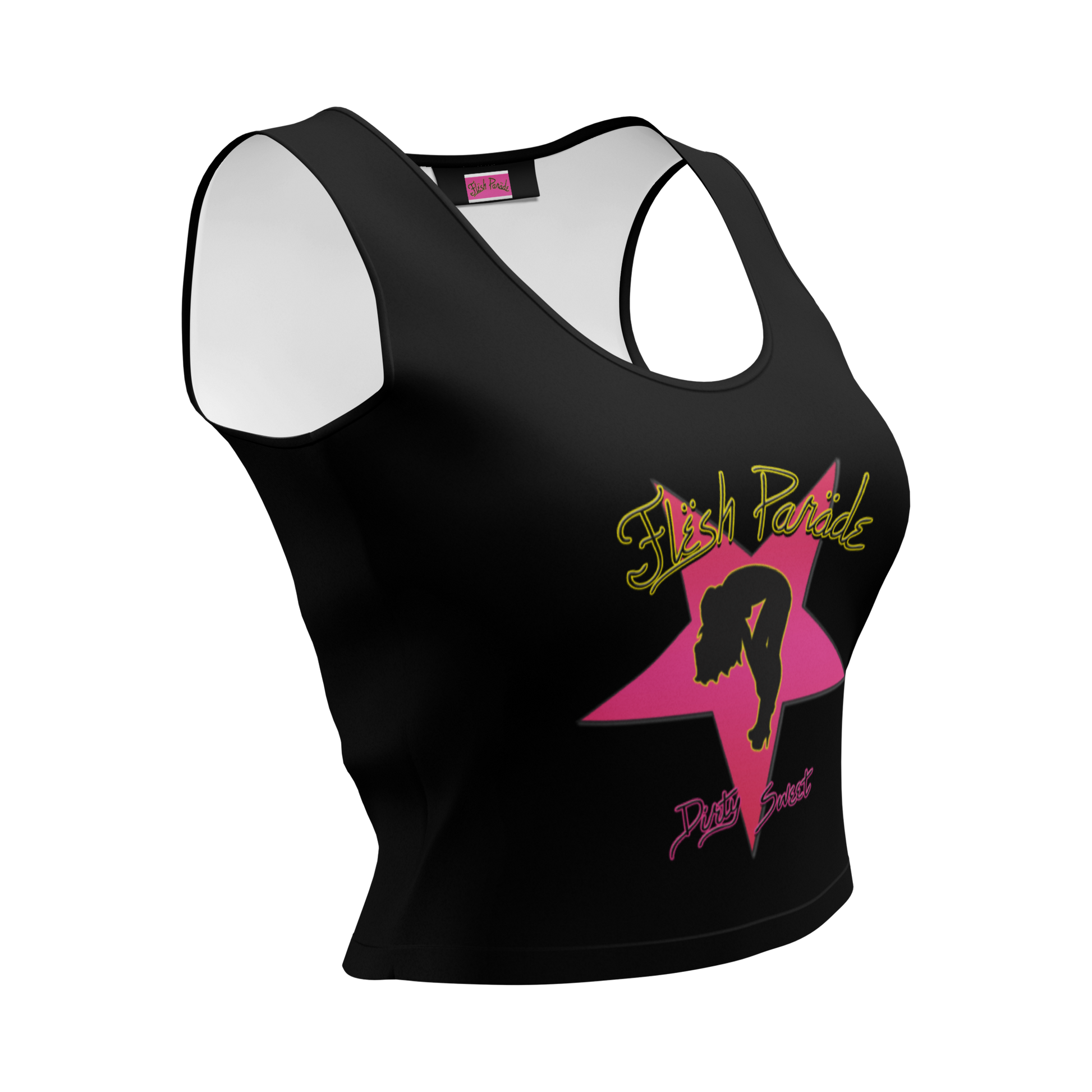 Flesh Parade "Dirty Sweet" Women's Crop Top