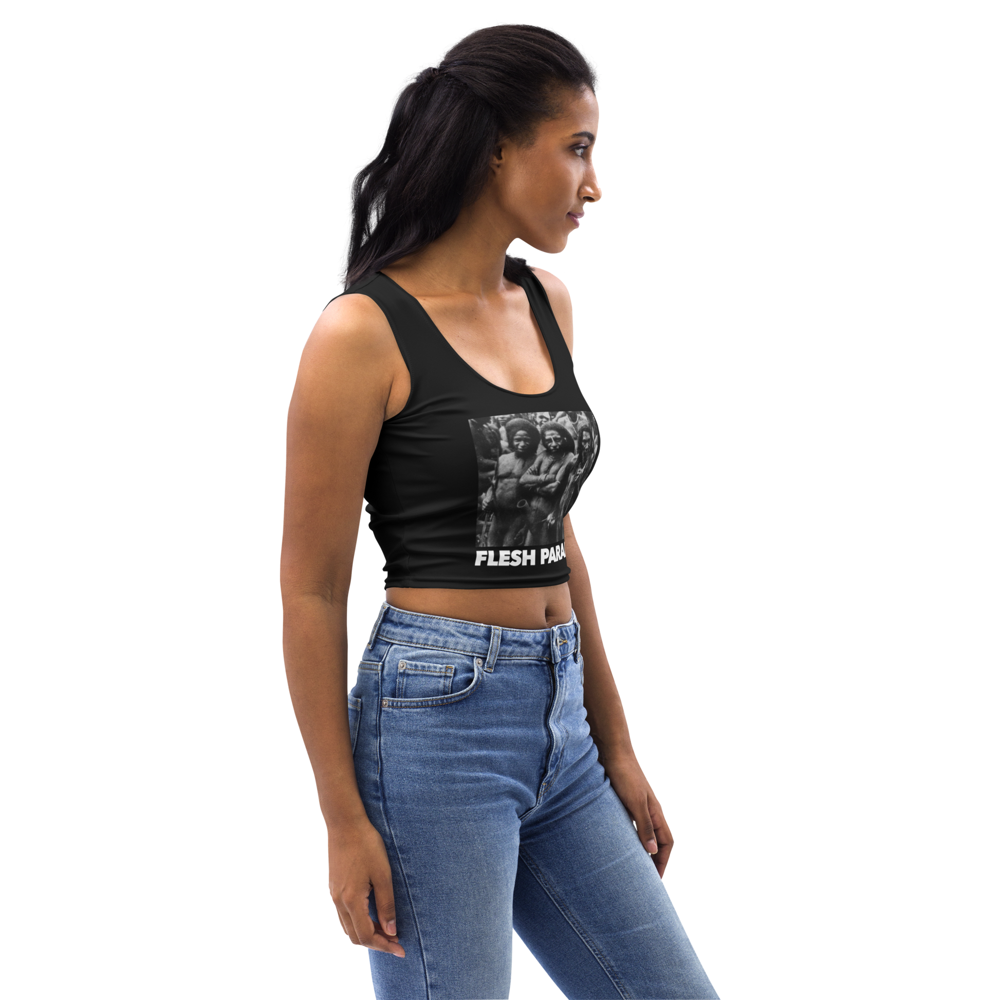 Flesh Parade "Kill Whitey" Women's Crop Top