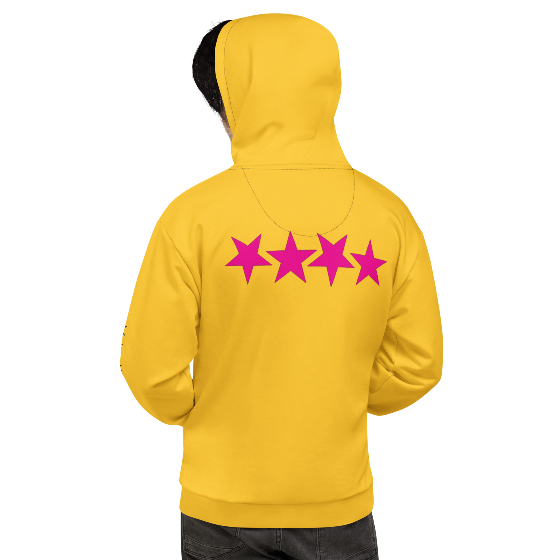 Flesh Parade "Dirty Sweet" Yellow Pullover Hoodie