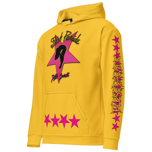 Flesh Parade "Dirty Sweet" Yellow Pullover Hoodie