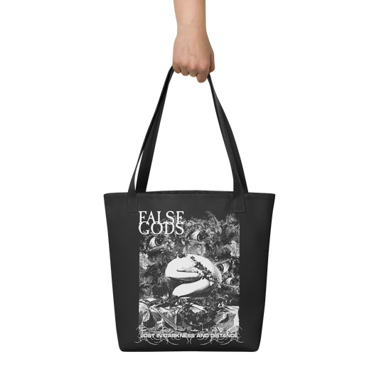 False Gods "Lost in Darkness & Distance" Tote Bag
