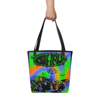 A hand holds the SHRÜM 