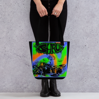 Person in black pants and boots holds the Mainstay Entertainment SHRÜM 