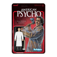 Super7 x AMERICAN PSYCHO - PATRICK BATEMAN - RAINCOAT  ReAction Figure