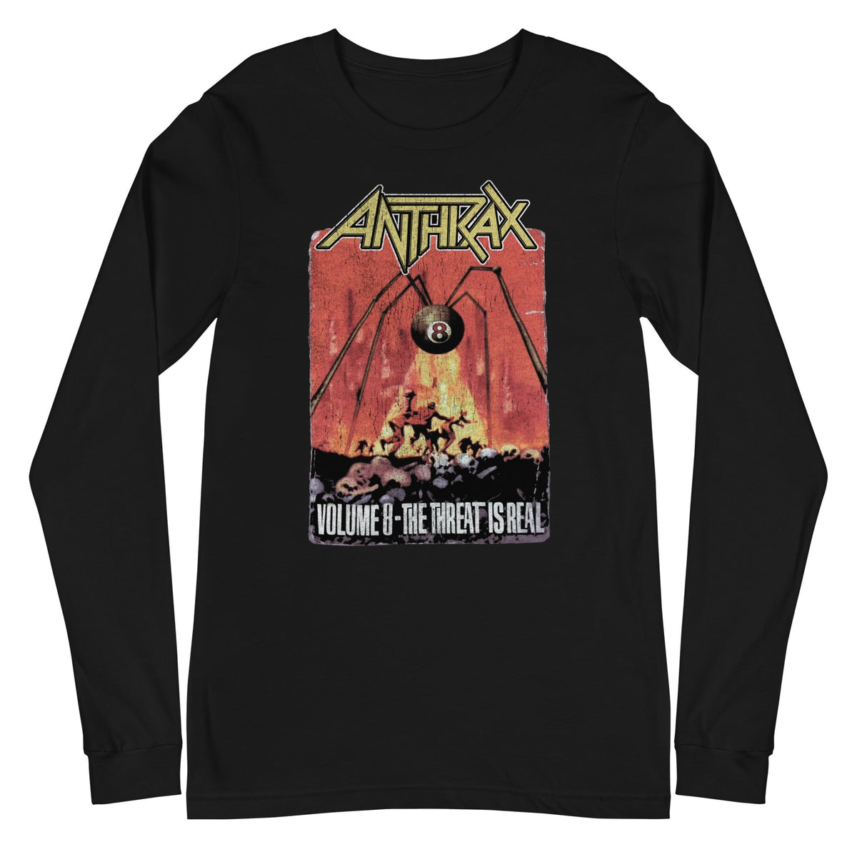 Anthrax - The Threat Is Real Long Sleeve T-Shirt HYPER iCONiC.