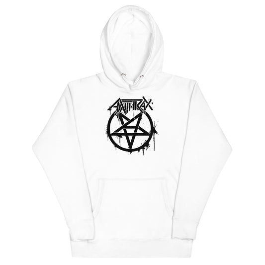 Anthrax - Pentagram Logo Hoodie HYPER iCONiC.
