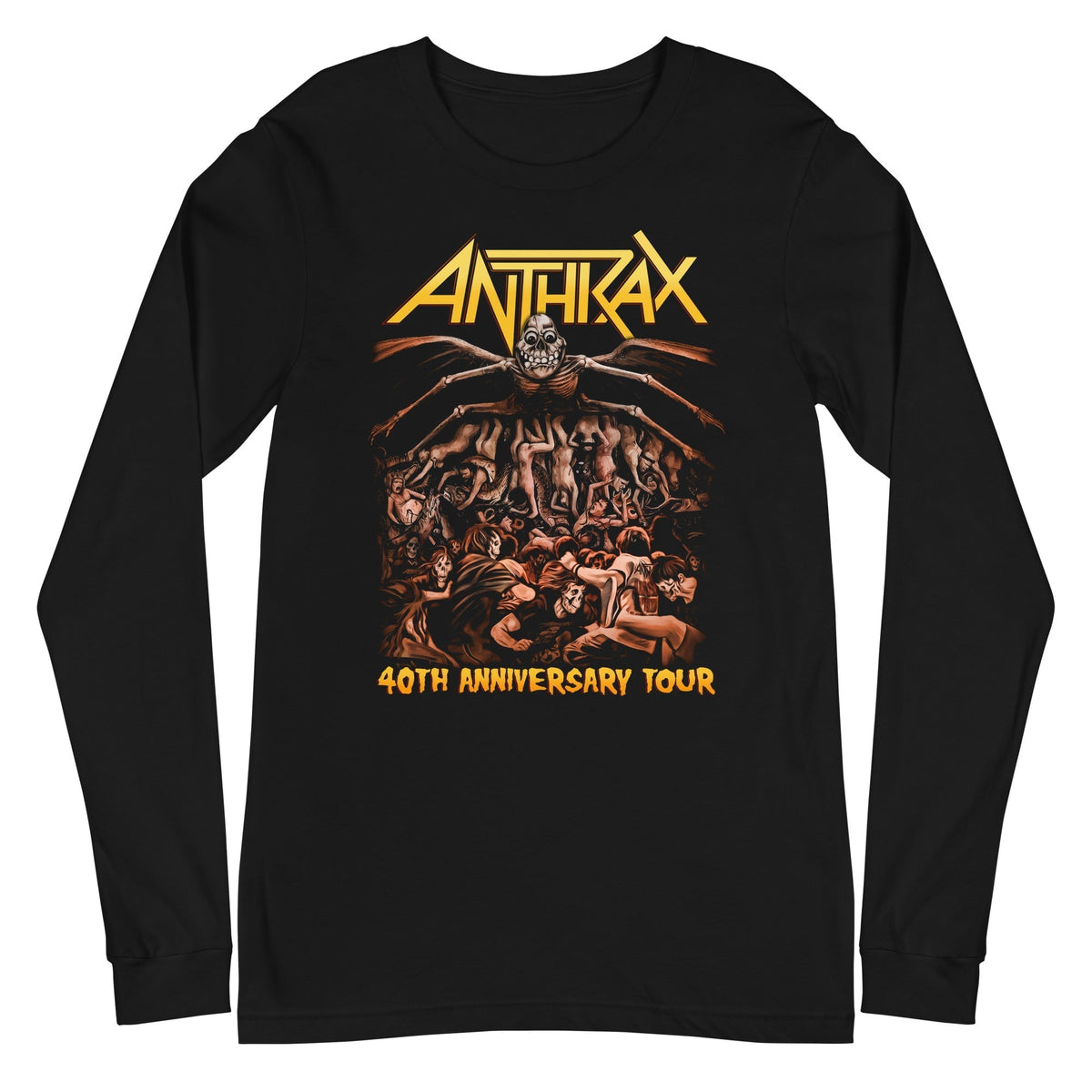 Anthrax - 40th Anniversary Tour Long Sleeve T-Shirt HYPER iCONiC.