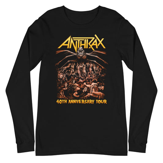 Anthrax - 40th Anniversary Tour Long Sleeve T-Shirt HYPER iCONiC.