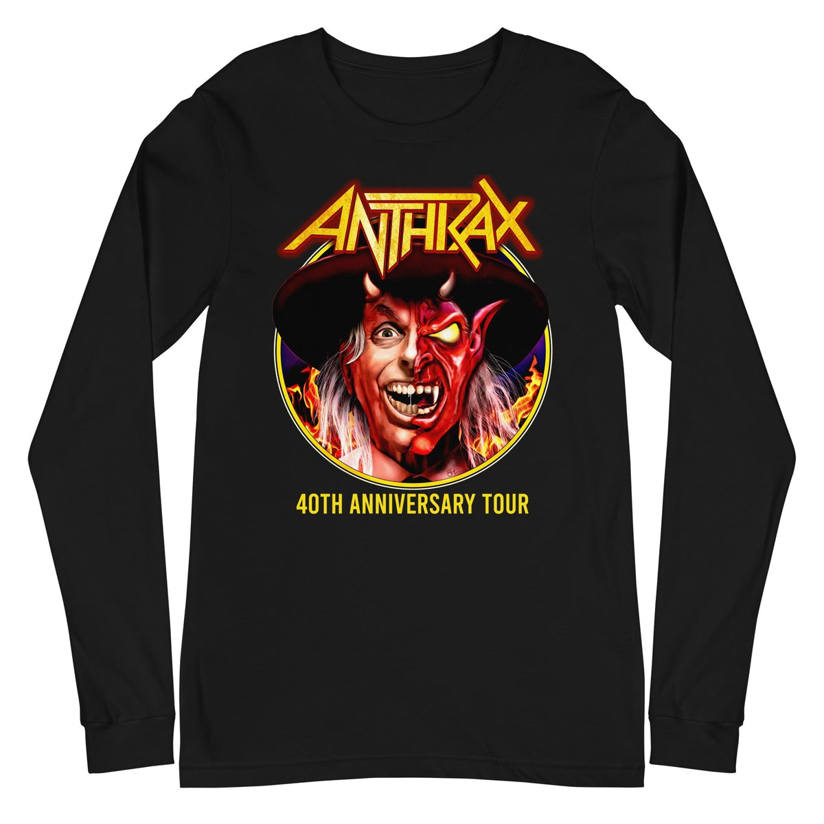 Anthrax - Half Devil Long Sleeve T-Shirt HYPER iCONiC.