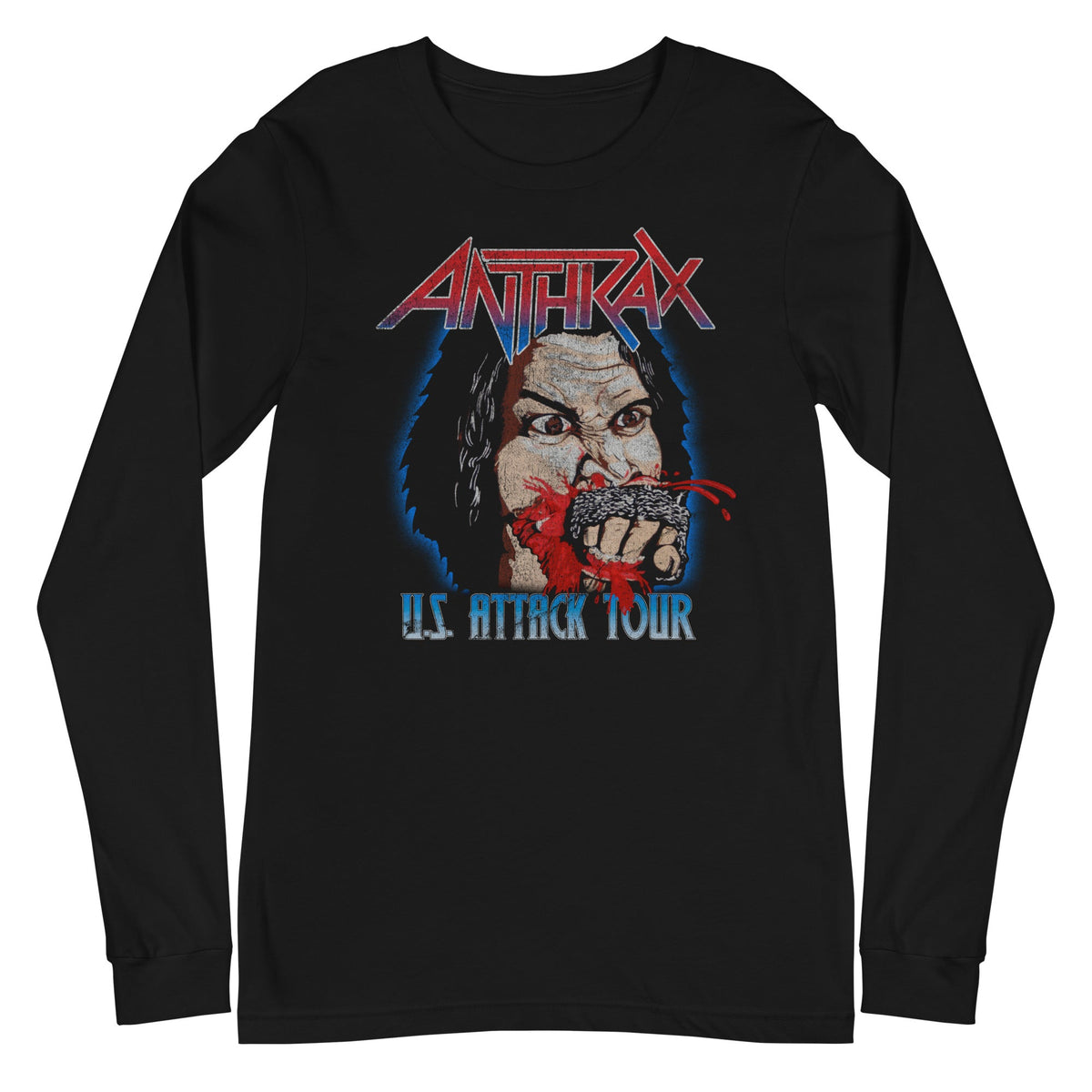 Anthrax - US Attack Tour Long Sleeve T-Shirt HYPER iCONiC.