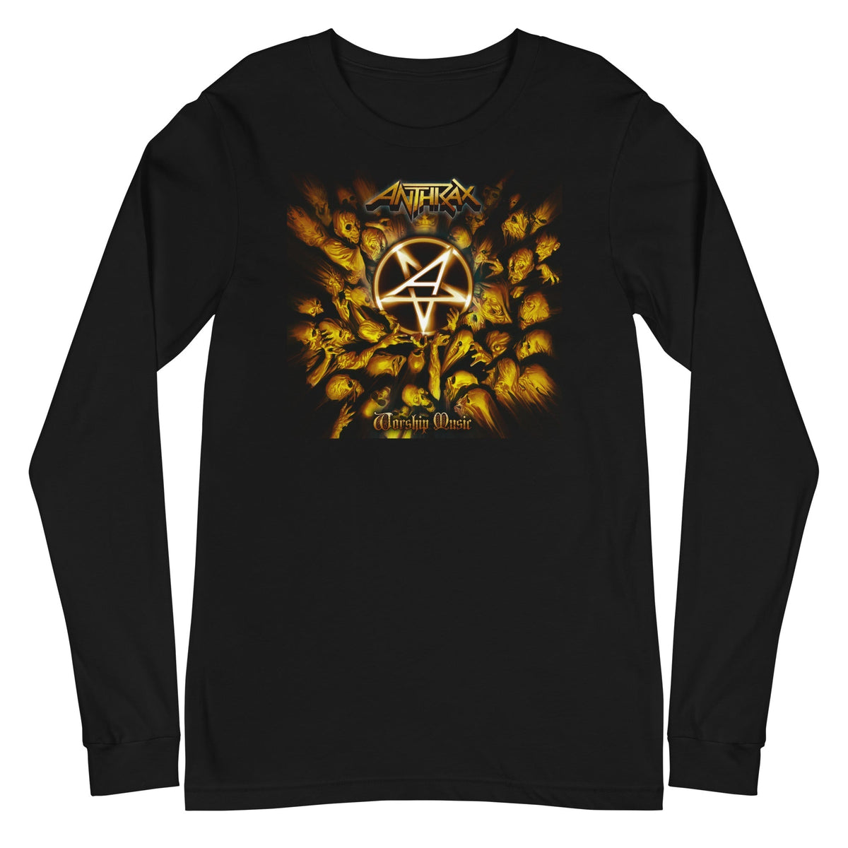 Anthrax - Pentagram Logo Long Sleeve T-Shirt #1026 HYPER iCONiC.