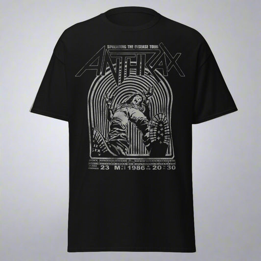 Anthrax - 1986 Tour Jumbo Print T-Shirt HYPER iCONiC.