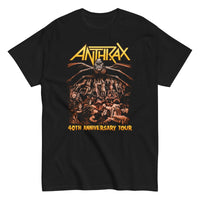 Anthrax - 40th Anniversary Tour T-Shirt HYPER iCONiC.