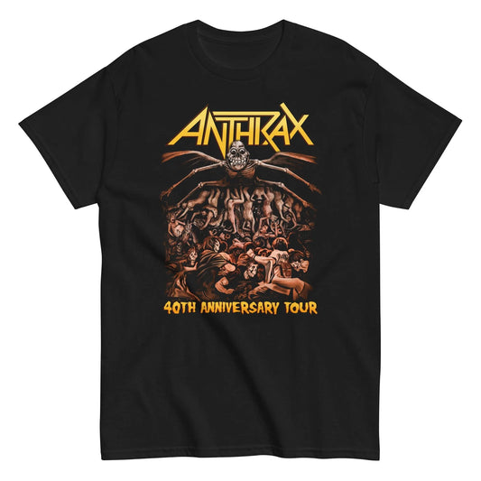 Anthrax - 40th Anniversary Tour T-Shirt HYPER iCONiC.