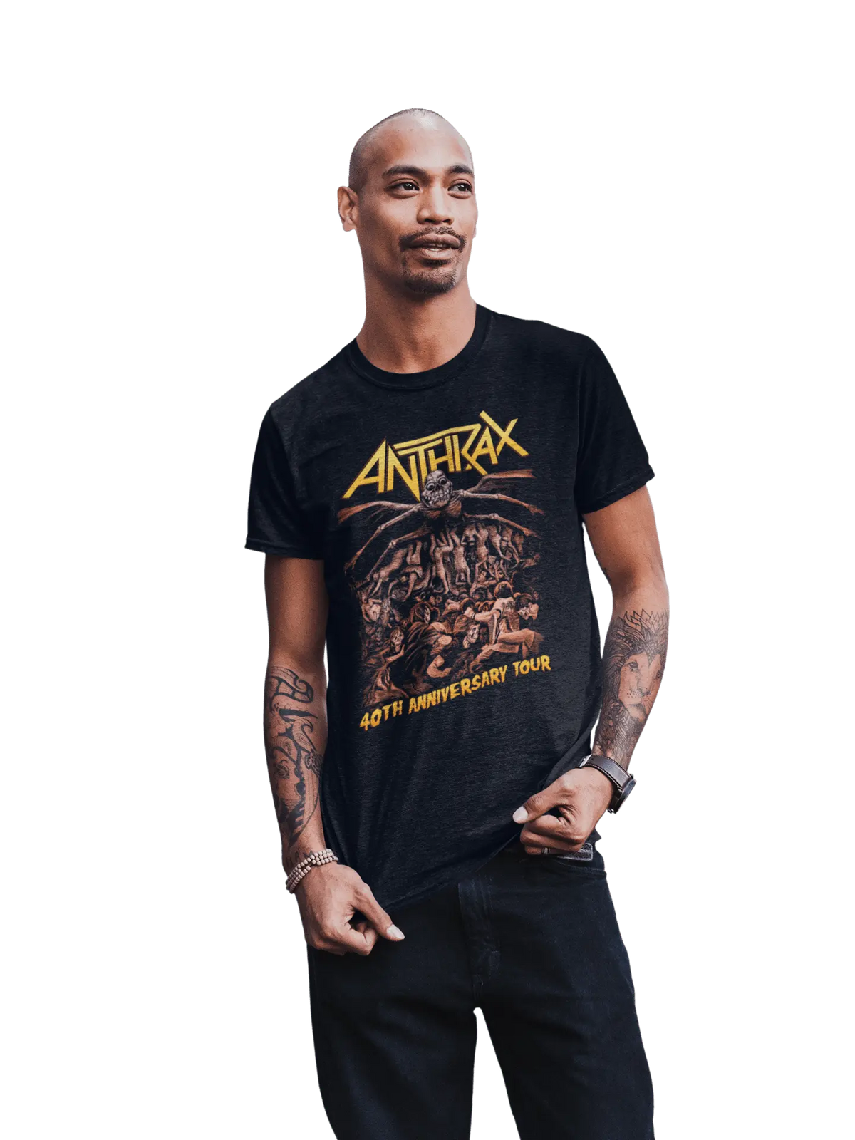 Anthrax - 40th Anniversary Tour T-Shirt HYPER iCONiC.