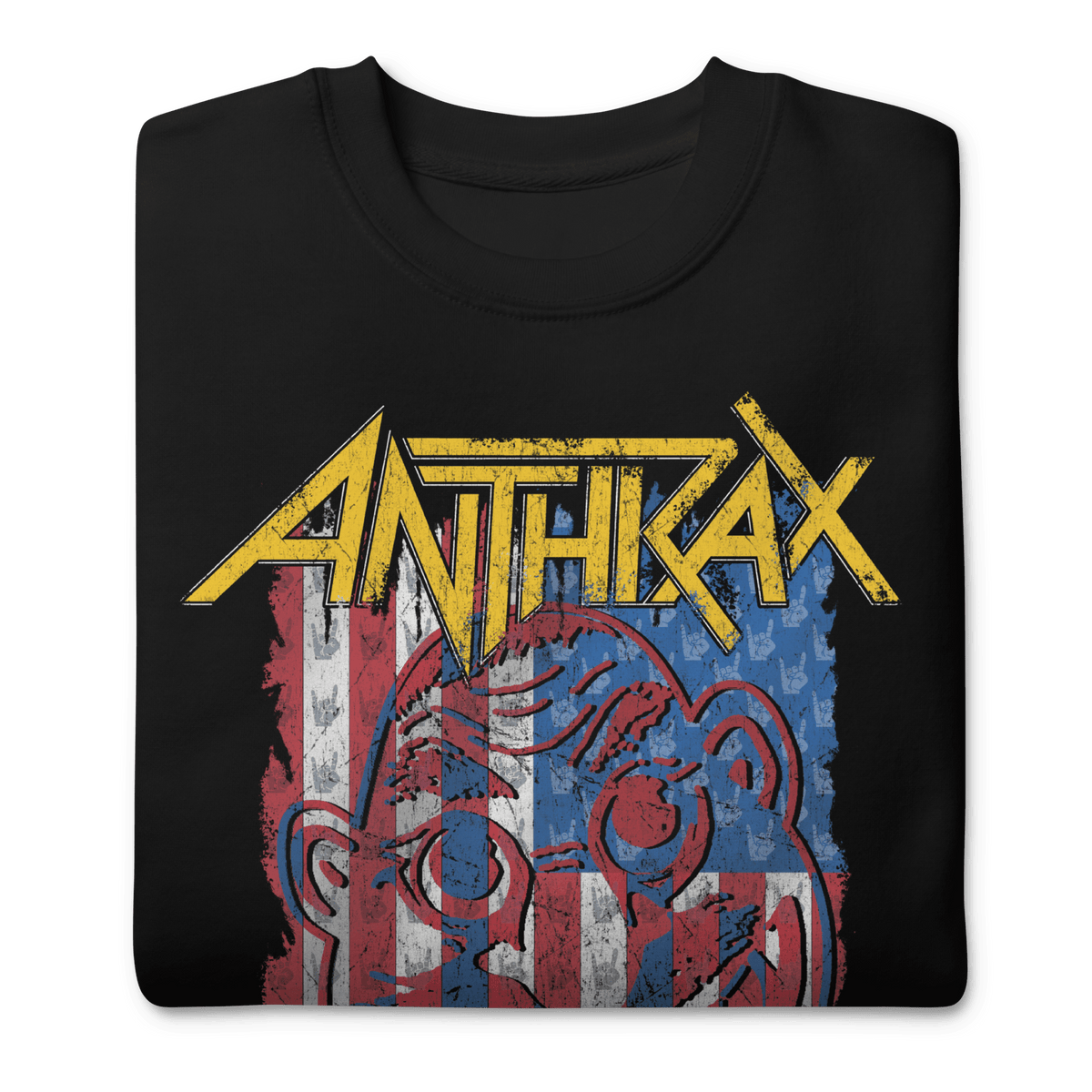 Anthrax - American Flag Sweatshirt HYPER iCONiC.