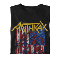 Anthrax - American Flag T-Shirt HYPER iCONiC.