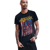 Anthrax - American Flag T-Shirt HYPER iCONiC.
