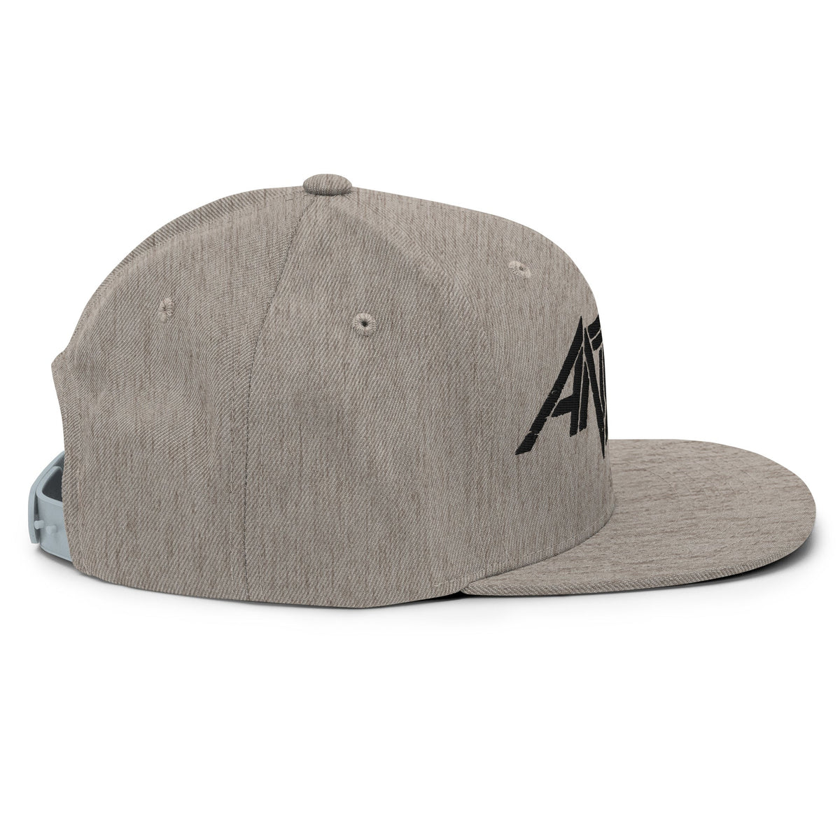 Anthrax - Black on Gray Snapback HD Embroidered Hat HYPER iCONiC.