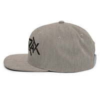 Anthrax - Black on Gray Snapback HD Embroidered Hat HYPER iCONiC.