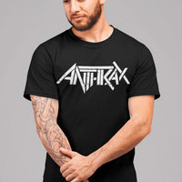 Anthrax - Classic White Logo T-Shirt HYPER iCONiC.