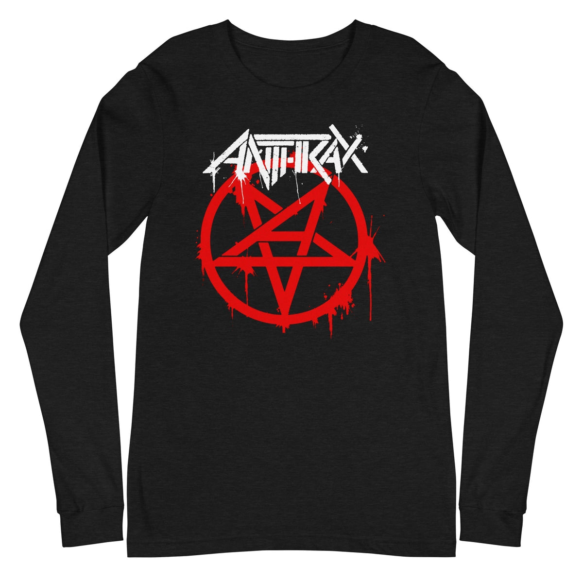 Anthrax - Pentagram Logo Long Sleeve T-Shirt HYPER iCONiC.