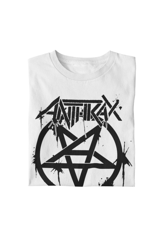 Anthrax - Pentagram Logo T-Shirt HYPER iCONiC.
