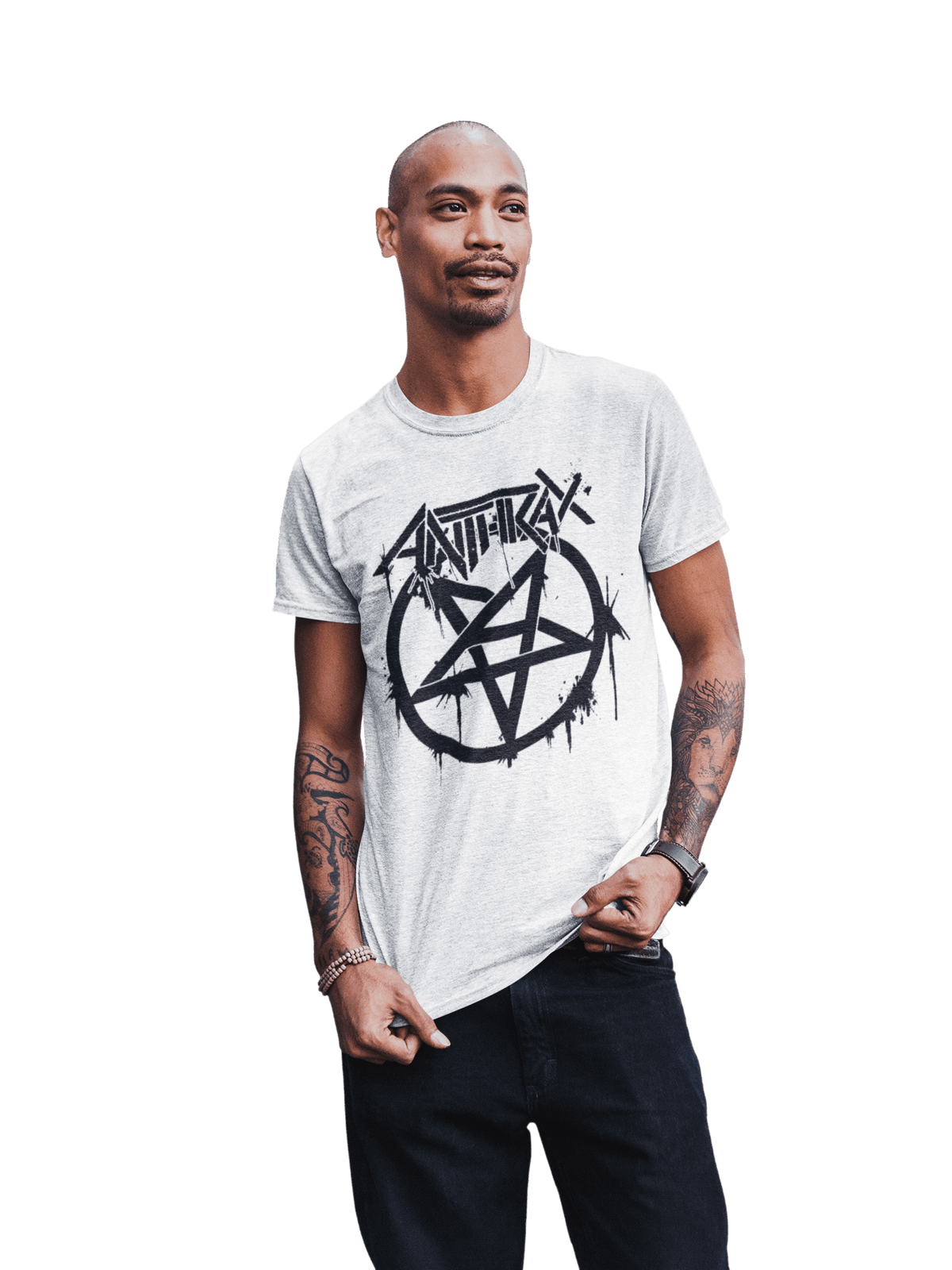Anthrax - Pentagram Logo T-Shirt HYPER iCONiC.