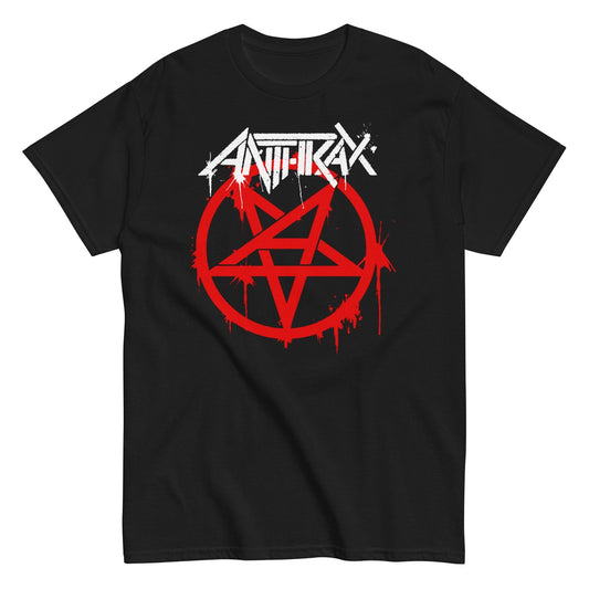 Anthrax - Pentagram Logo T-Shirt HYPER iCONiC.