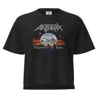 Anthrax - Peristence of Time Mineral Wash Womens Crop Top HYPER iCONiC.