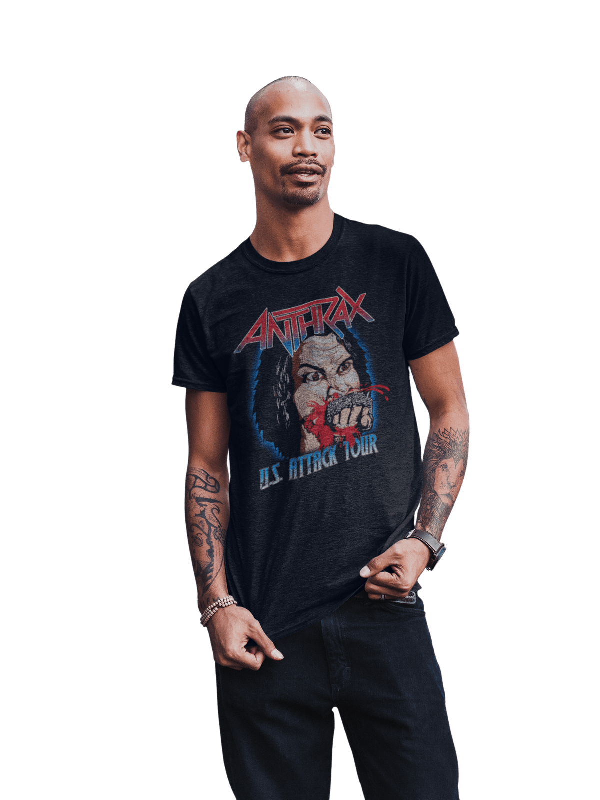 Anthrax - US Attack Tour T-Shirt HYPER iCONiC.