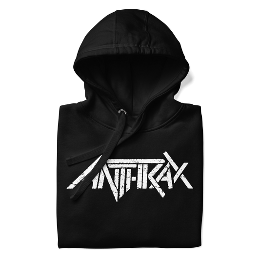 Anthrax - White Core Logo Hoodie HYPER iCONiC.