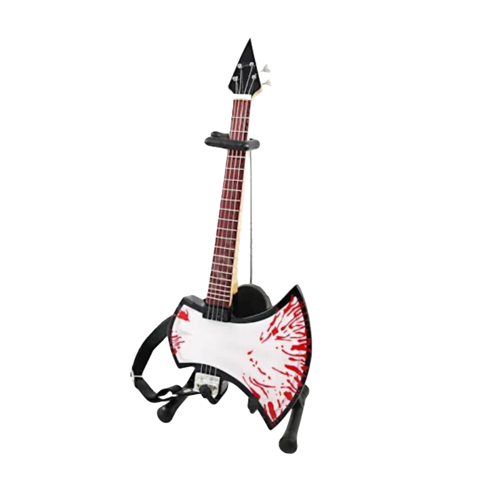 Kiss "Gene Simmons - Bloody Bass" Licensed Mini Guitar