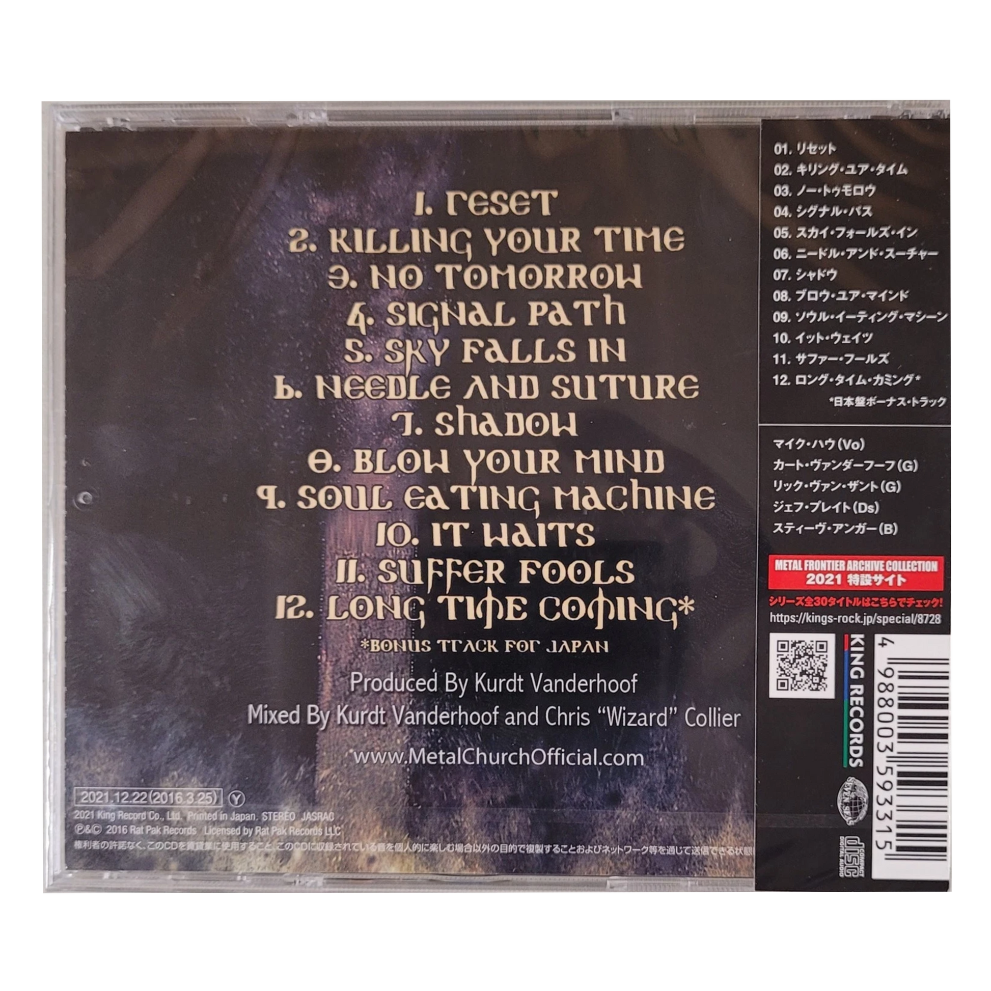 Metal Church "11" CD [Japanese Reissue]