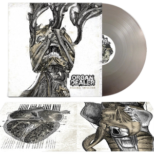 ORGAN DEALER - Visceral Infection LP (Metallic Silver) LTD To 141 Horror Pain Gore Death Productions Shop