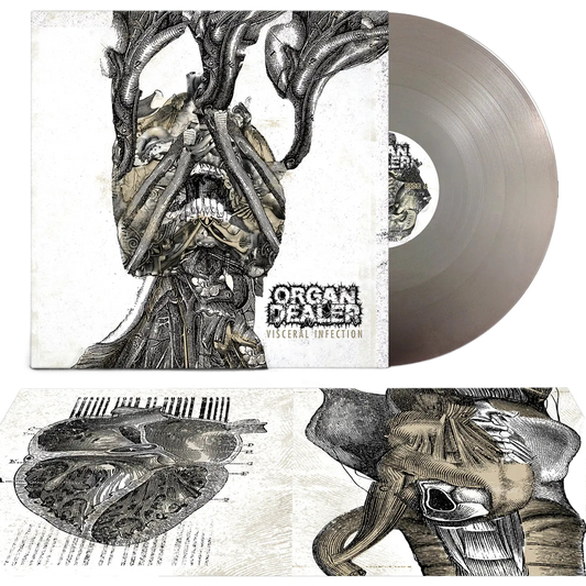 ORGAN DEALER - Visceral Infection LP (Metallic Silver) LTD To 141 Horror Pain Gore Death Productions Shop