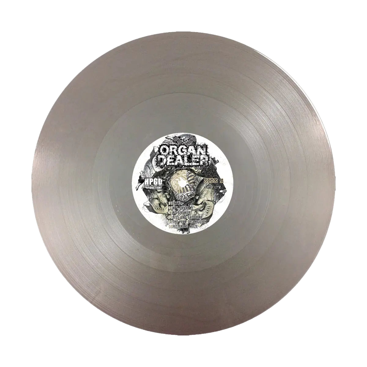 ORGAN DEALER - Visceral Infection LP (Metallic Silver) LTD To 141 Horror Pain Gore Death Productions Shop